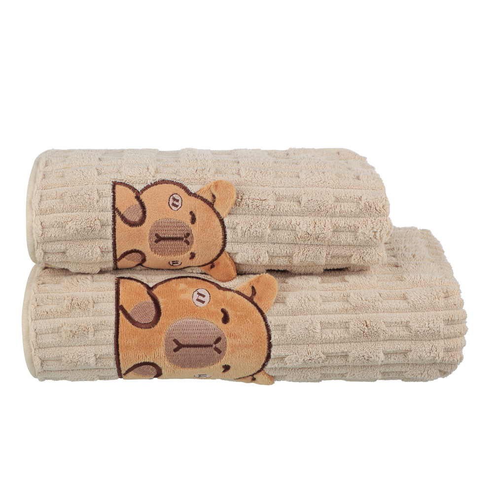 PROVANCE Капибары Полотенце супервпитывающее, 35х75см, 80% полиэстер, 20% полиамид, 280гр/м, 4 цв., арт.№ 484-215