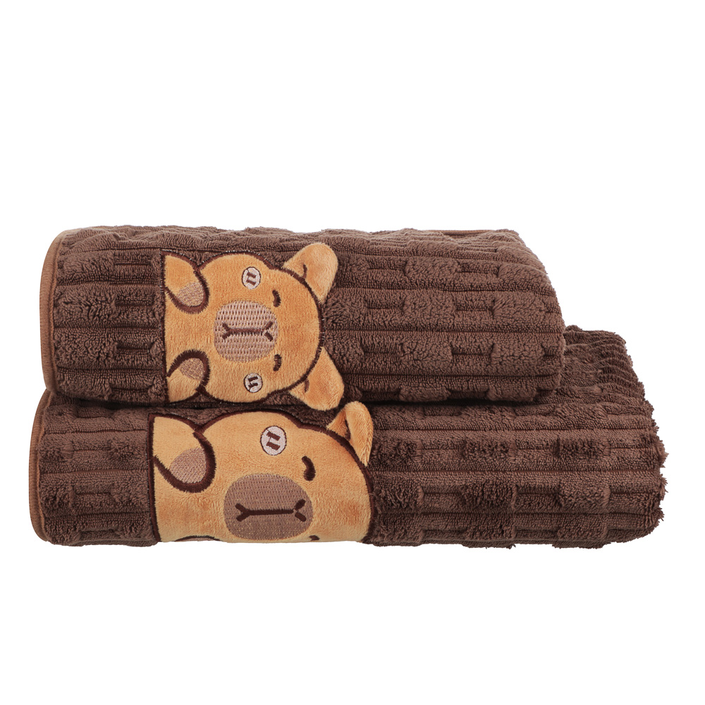 PROVANCE Капибары Полотенце супервпитывающее, 70х120см, 80% полиэстер, 20% полиамид, 280гр/м, 4 цв., арт.№ 484-216