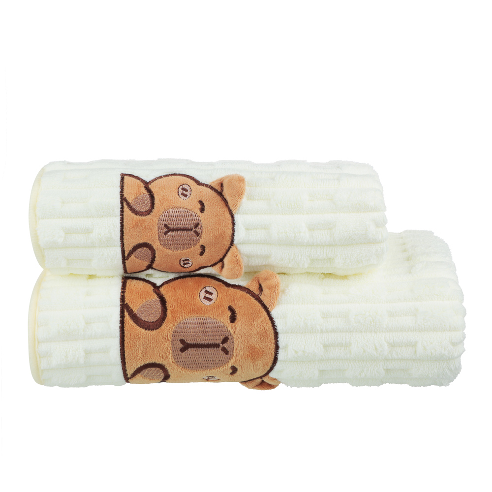 PROVANCE Капибары Полотенце супервпитывающее, 70х120см, 80% полиэстер, 20% полиамид, 280гр/м, 4 цв., арт.№ 484-216