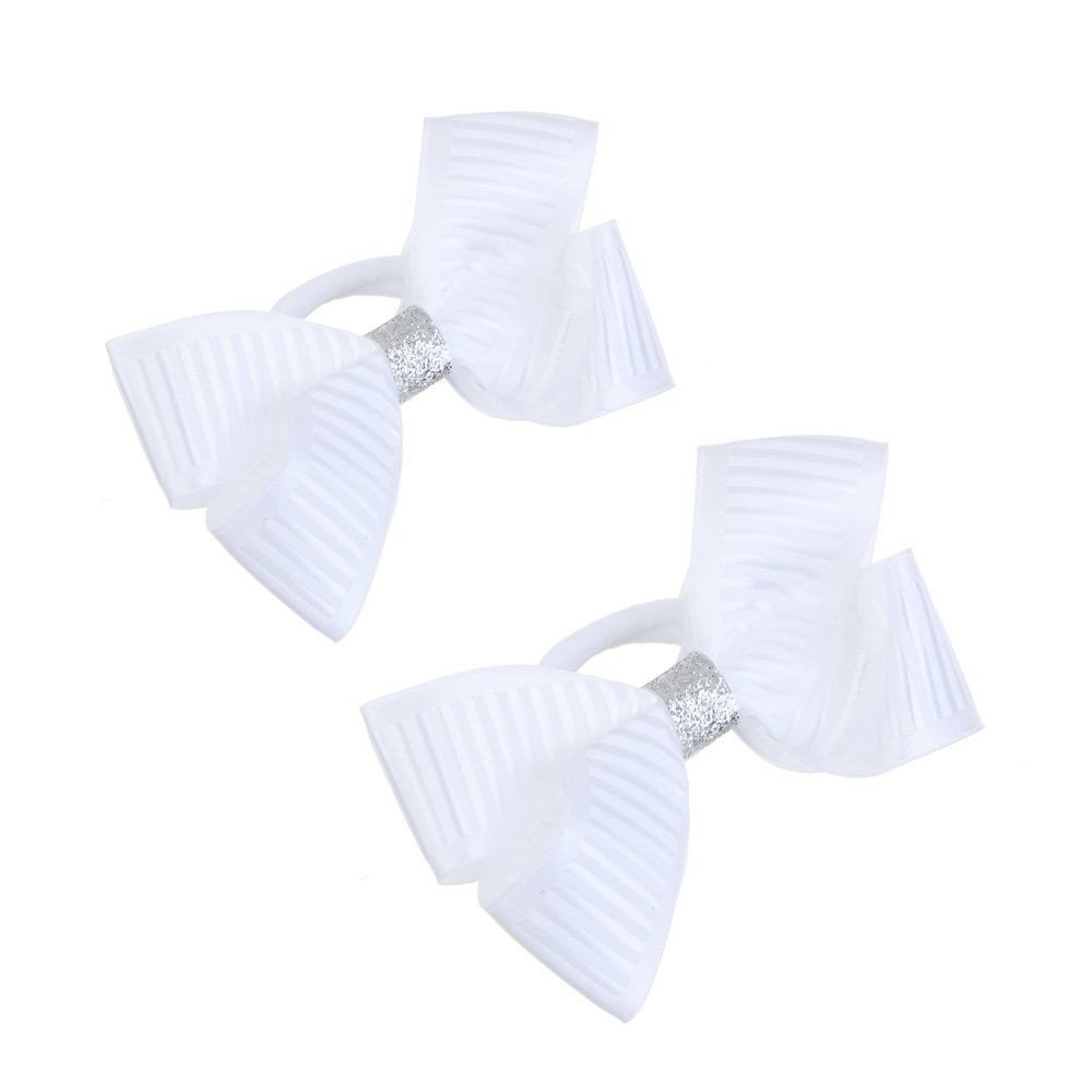 ЮНИLOOK Набор детских резинок для волос 2шт, 8см, полиэстер, 2 дизайна, ШБ23-03, арт.№ 322-037