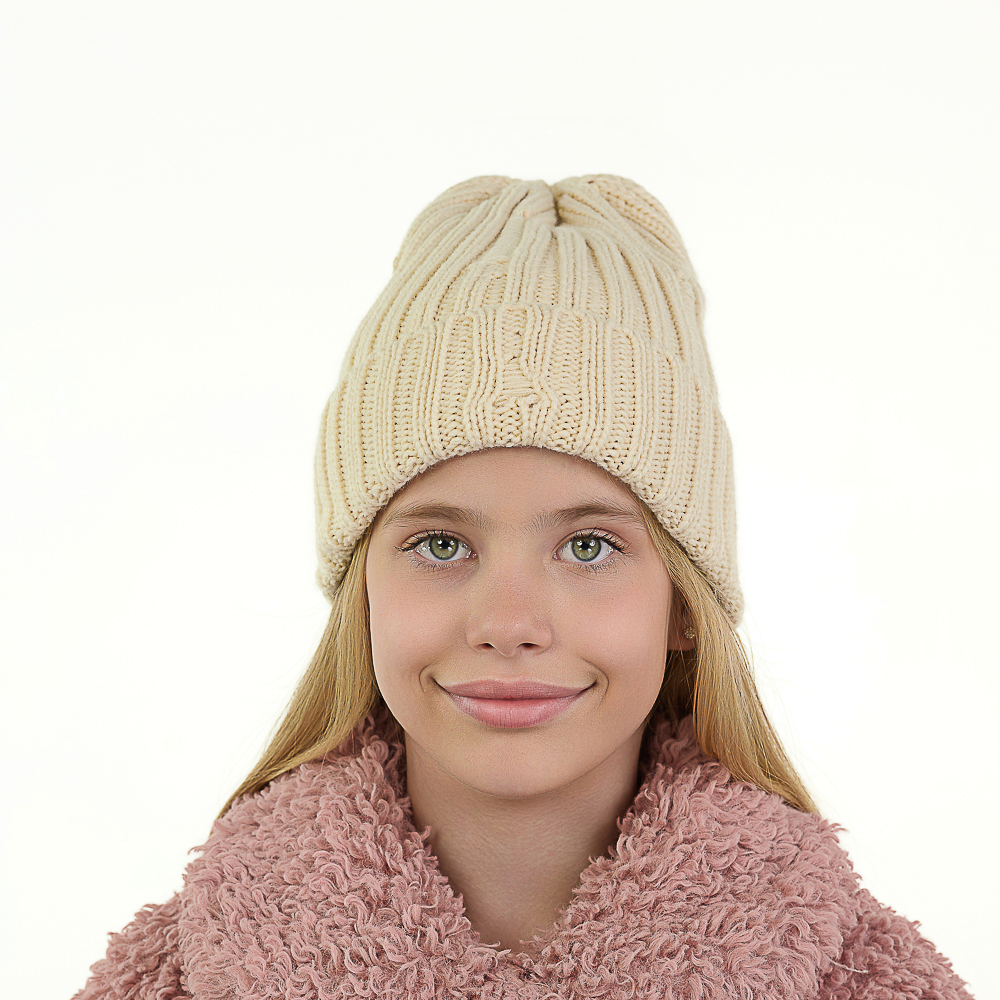 GALANTE Шапка подростковая в стиле гранж, р-р 54-56, 3 цвета, СЗШ24-25, арт.№ 314-866