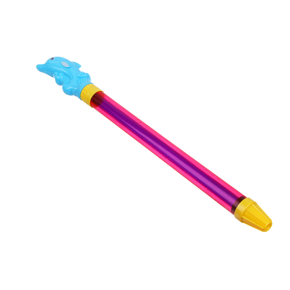 ИГРОЛЕНД Водная пушка с ручкой "Дельфинчик, 42х3х5см, 4 дизайна, арт.№ 277-139