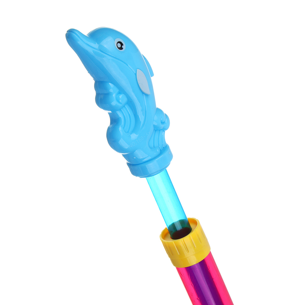 ИГРОЛЕНД Водная пушка с ручкой "Дельфинчик, 42х3х5см, 4 дизайна, арт.№ 277-139