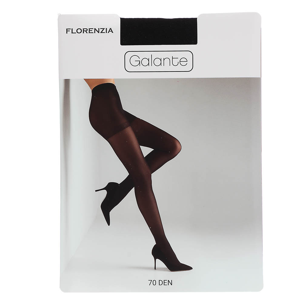 GALANTE Florenzia Колготки 70 DEN с шортиками, 84% полиамид, 16%эластан, размер 4, цвет черный, арт.№ 048-105