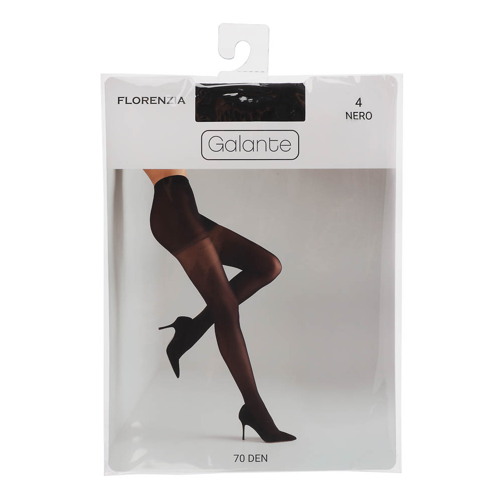GALANTE Florenzia Колготки 70 DEN с шортиками, 84% полиамид, 16%эластан, размер 4, цвет черный, арт.№ 048-105