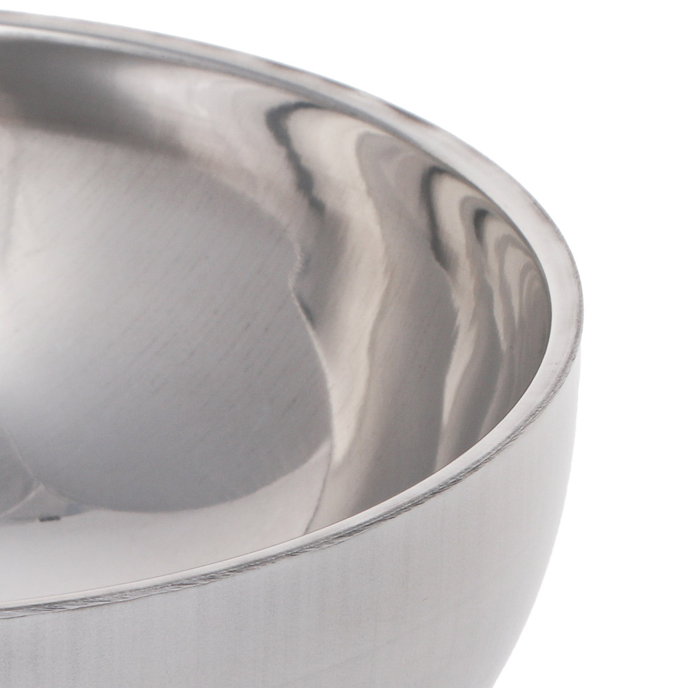 РУССО ТУРИСТО Миска походная с двойными стенками, 13 см, 201-я нерж.сталь, арт.№ 123-054