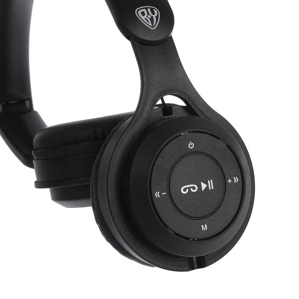 Наушники беспроводные полноразмерные BY Beatra, 250мАч, BT5.0, чёрный, арт.№ 410-299