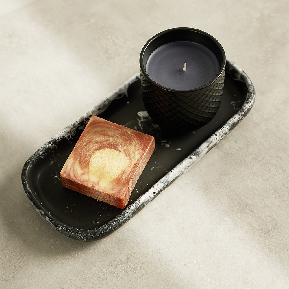 VETTA Поднос "Космос", доломит, 26х11,5х3см, арт.№ 463-172