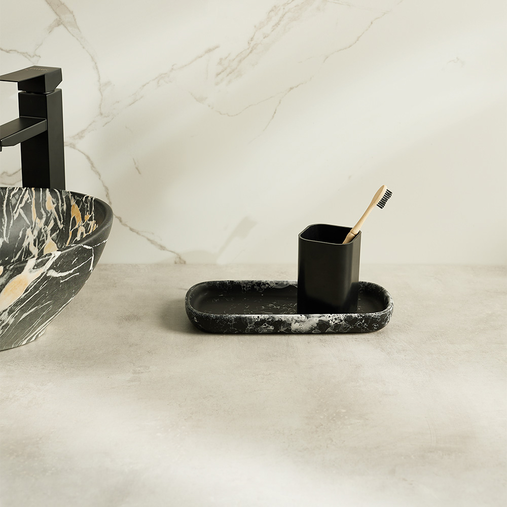 VETTA Поднос "Космос", доломит, 26х11,5х3см, арт.№ 463-172