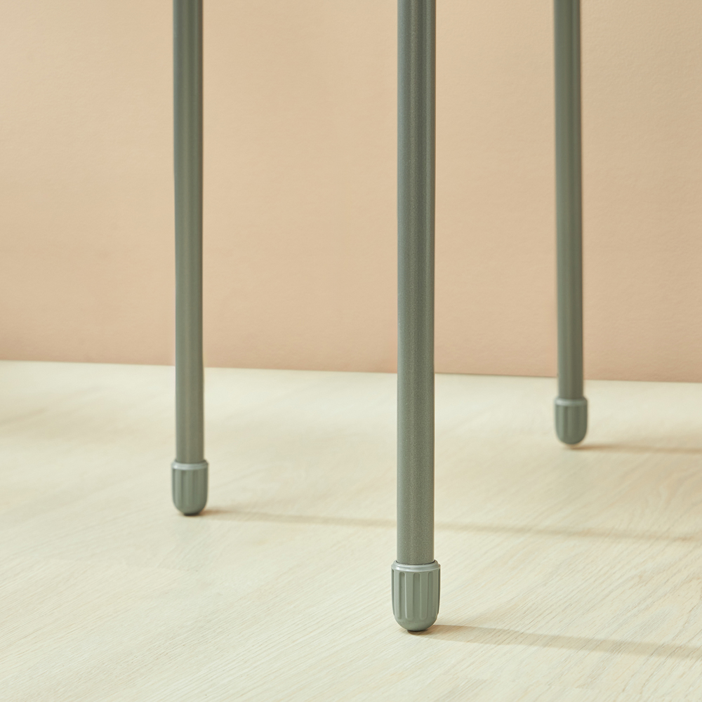 НИКА Табурет круг, металл, МДФ, мягкое сиденье, h47см, d29см, ТБ3, арт.№ 465-212