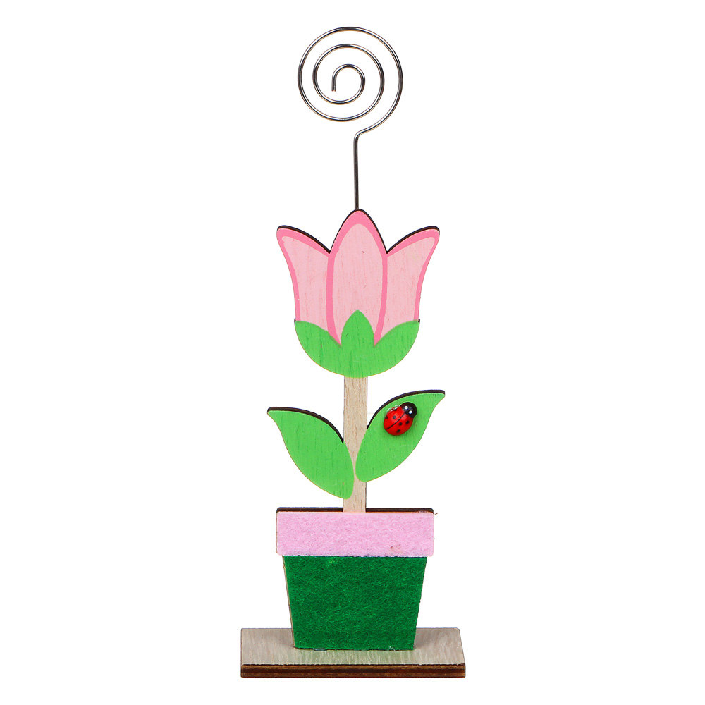 INBLOOM Декор садовый Тюльпаны 21,5 см, МДФ, 3 дизайна, арт.№ 153-132