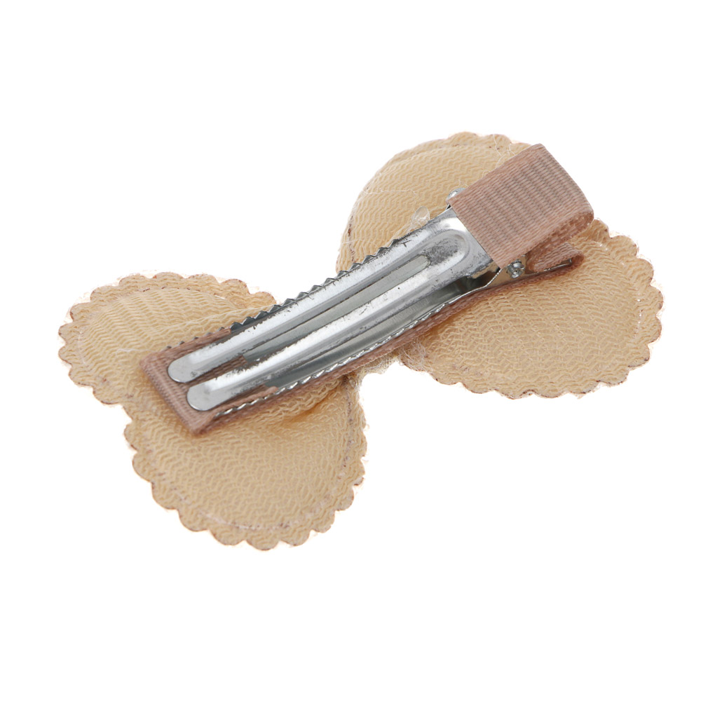 ЮНИLOOK Зажим для волос детский, 2шт, 5,5х3,5см, 6 цветов, полиэстер, металл, ACS25-4, арт.№ 321-388