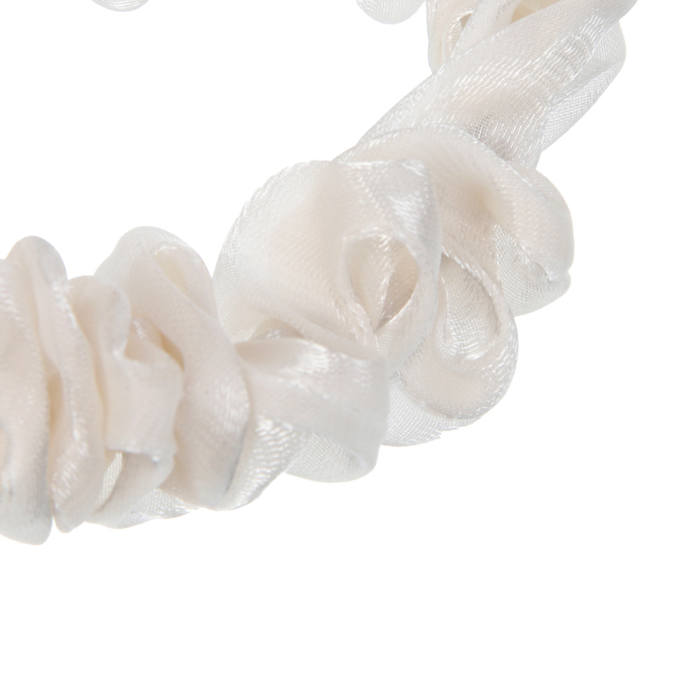 Резинки для волос ЮНИLOOK, 2шт, d6,5см, полиэстер, ACS25-5, арт.№ 322-301