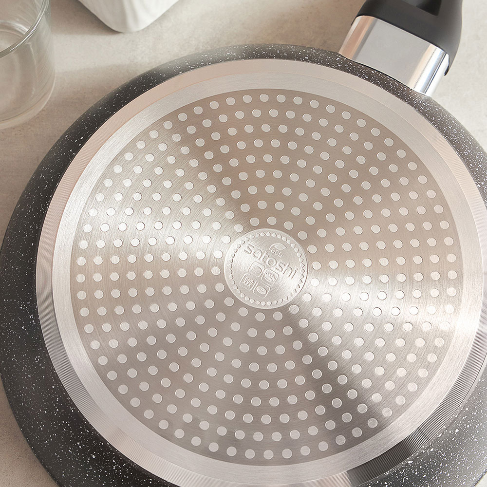 SATOSHI Танто Сотейник литой d28см, антипригарное покрытие Мрамор, индукция, арт.№ 846-389