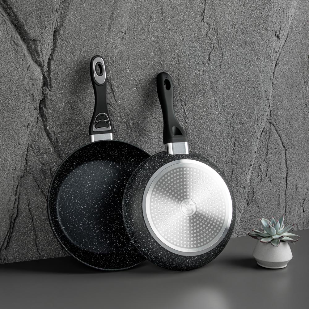 SATOSHI Танто Сотейник литой d28см, антипригарное покрытие Мрамор, индукция, арт.№ 846-389