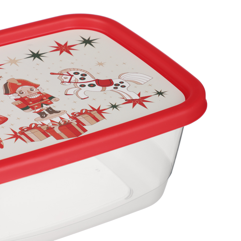 Щелкунчик Контейнер для продуктов прямоугольный 0,85л, пластик, арт.№ 861-515