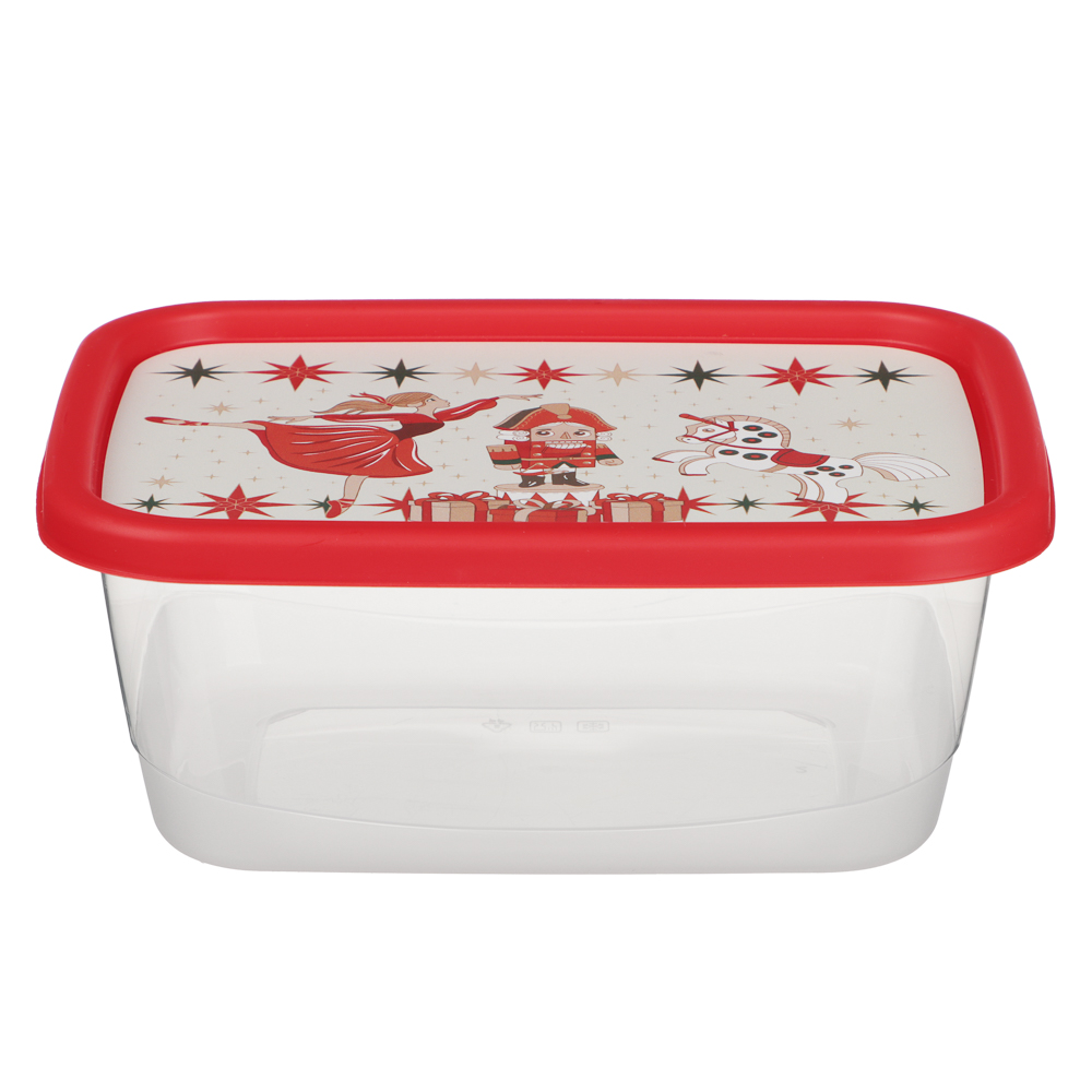 Щелкунчик Контейнер для продуктов прямоугольный 0,85л, пластик, арт.№ 861-515