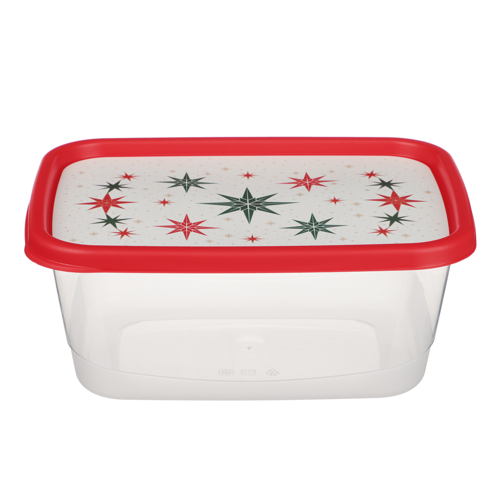 Щелкунчик Контейнер для продуктов прямоугольный 1,5, пластик, арт.№ 861-516