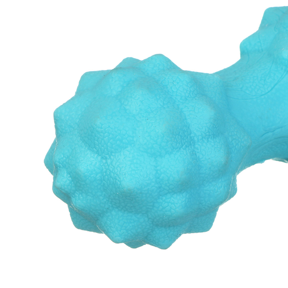 SILAPRO Мяч массажный, сдвоенный, бирюзовый, 13х5.5см, ТРЕ, арт.№ 192-034