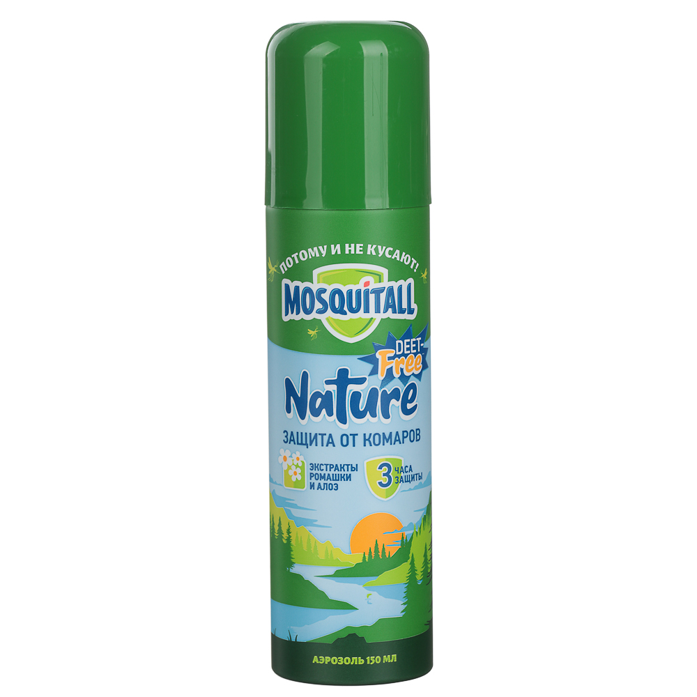 Аэрозоль MOSQUITALL Nature от комаров, 150 мл,арт.07-103, арт.№ 961-023