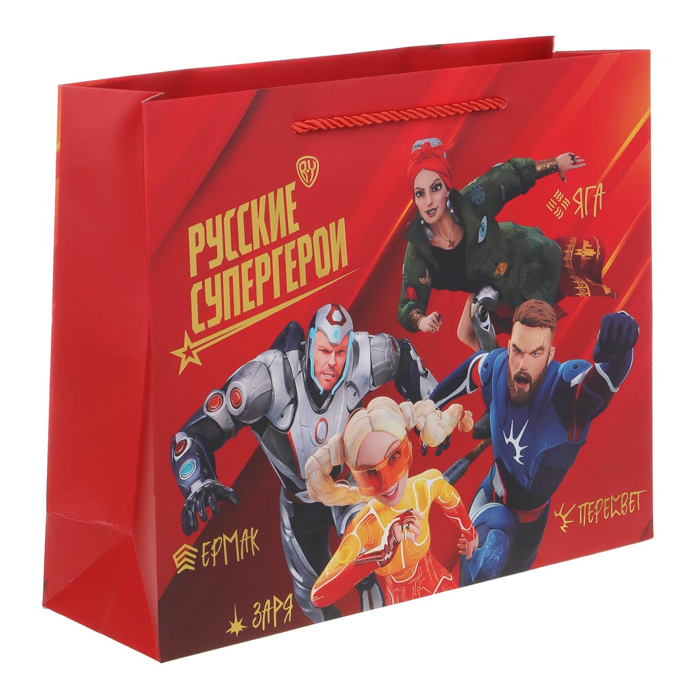 BY Пакет подарочный, высококачественная бумага, тиснение фольгой 32х26х10 см, арт 4, арт.№ 507-315