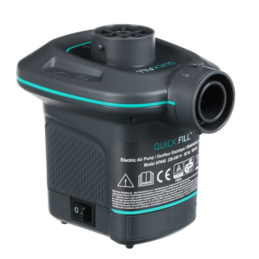 INTEX Насос электрический 220-240В Quick-Fill, 650л/м, 3 насадки в комплекте, 66640, арт.№ 045-002