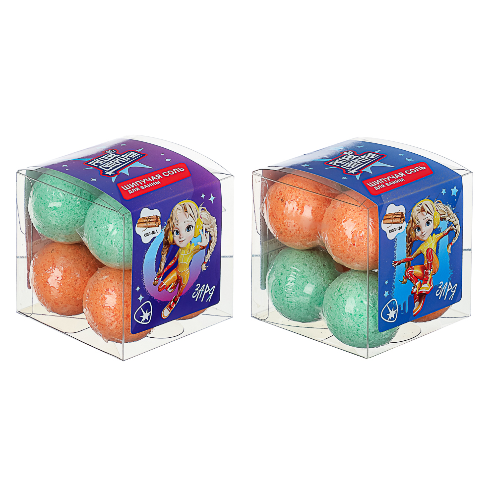 BY Русские Супергерои Шипучая соль для ванны, 160г, арт.№ 953-063