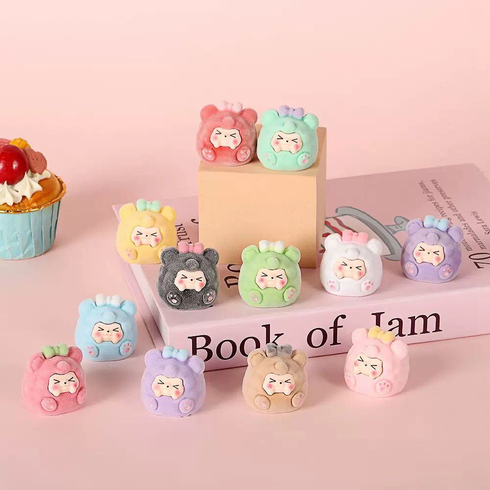 Игрушка сюрприз "Пухляши" с наклейками, ИГРОЛЕНД, полистоун, PVC, арт.№ 274-280