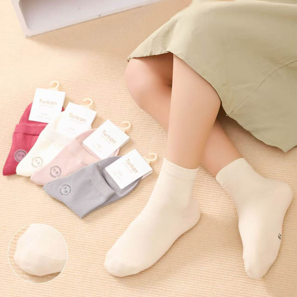 Носки детские, бесшовные, тм Turkan, 9-11 лет, 90%хлопок, 8% п/а, 2%лайкра,цвета в ас-те, R0626, арт.№ 019-577