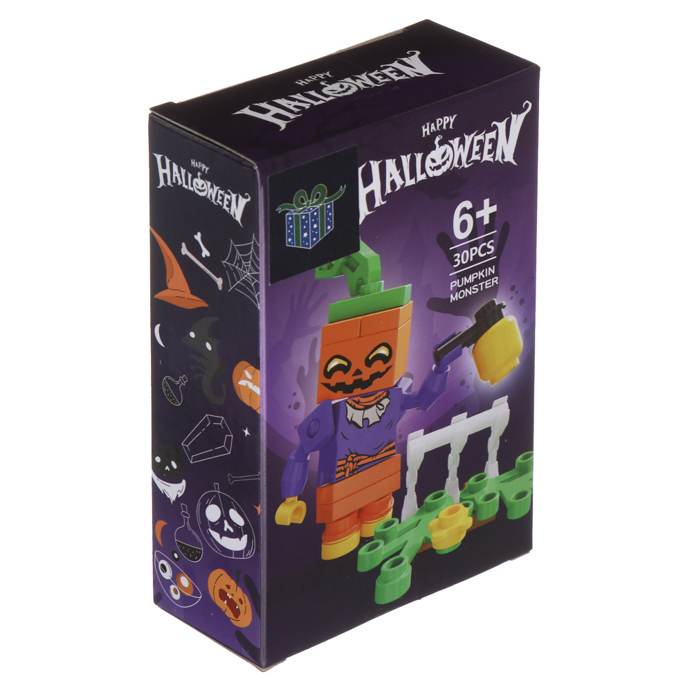 ИГРОЛЕНД Конструктор "Страшилки", 29-39 дет., 8х3,7х12 см, ABS, 4 вида, арт.№ 265-680