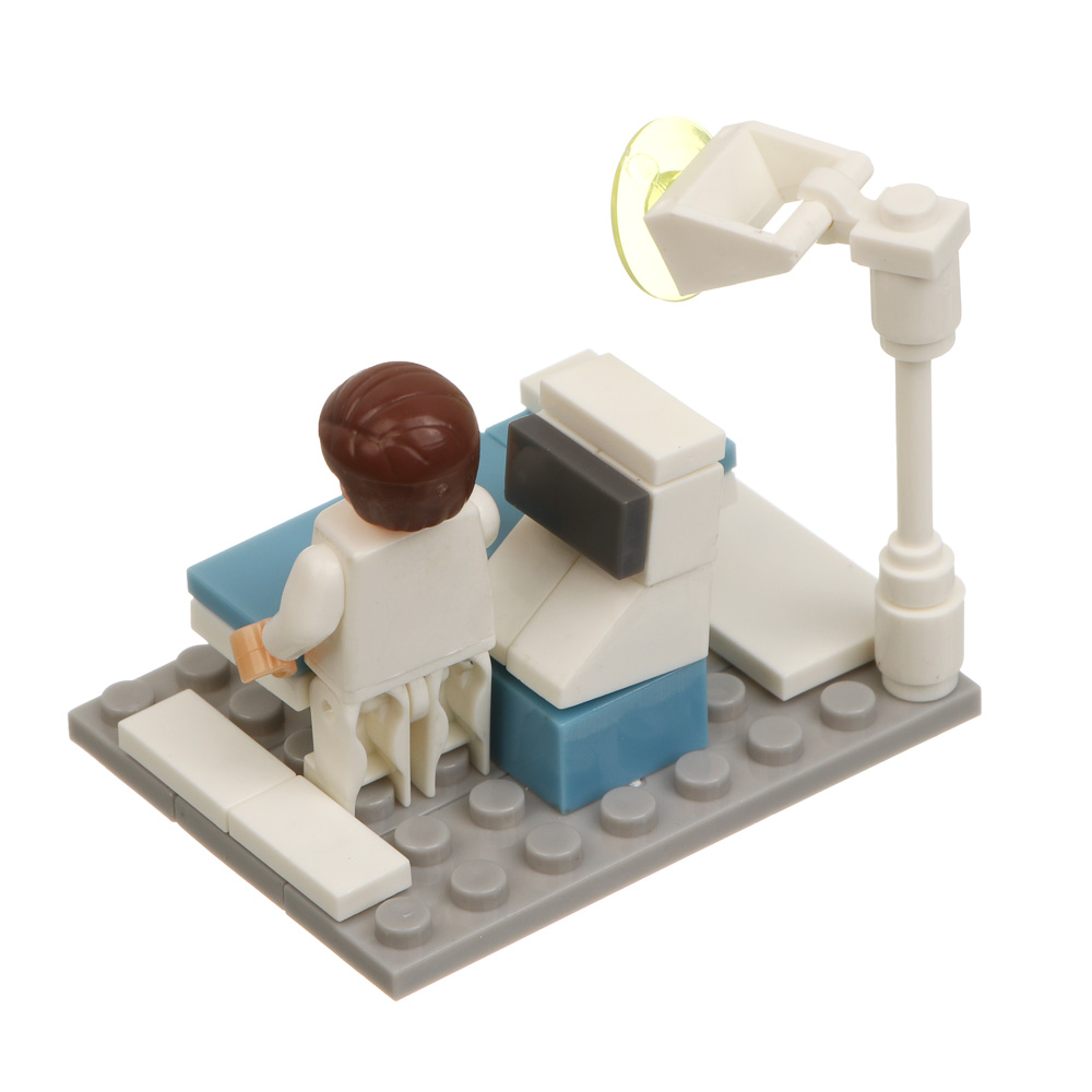 Конструктор "Городская больница" 6 в 1, в банке, ABS, тм ИГРОЛЕНД, арт.№ 858-087