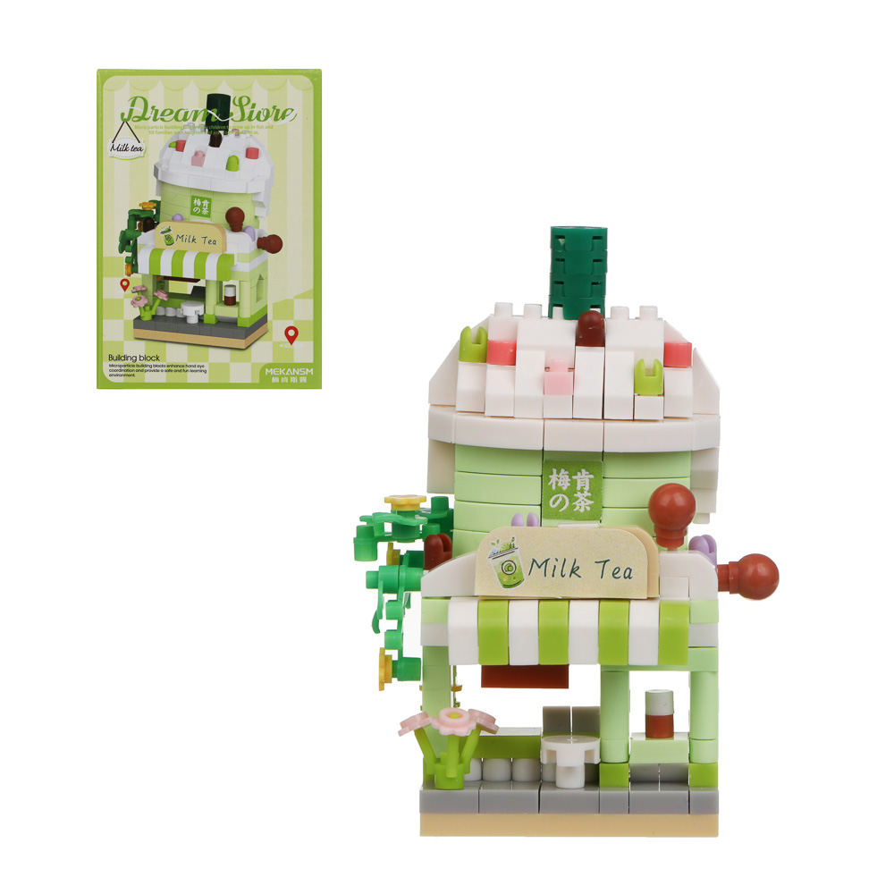 ИГРОЛЕНД Конструктор "Семейный бизнес", 172-207 дет.,8х4,5х11,5 см, ABS, 8 видов, арт.№ 858-088