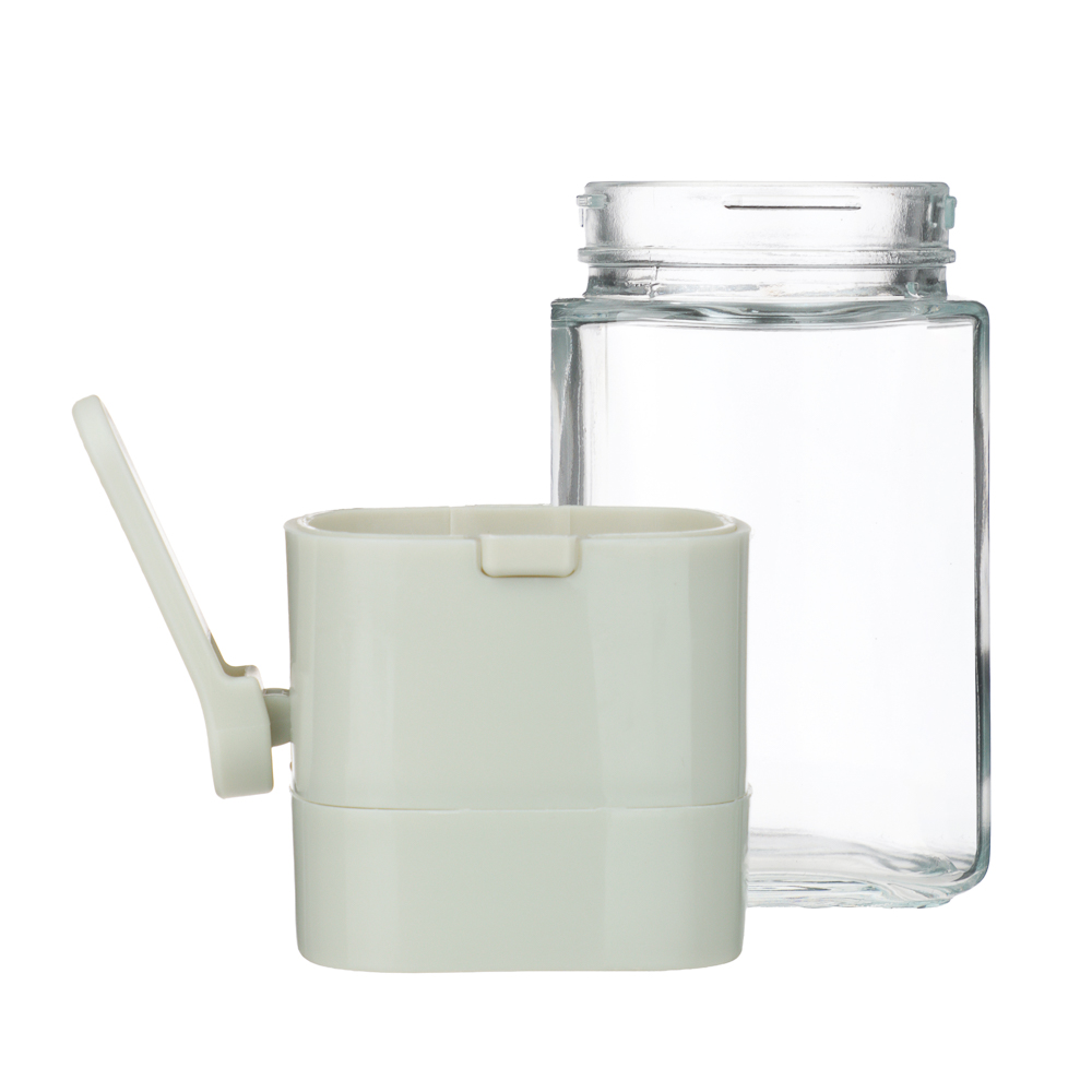 VETTA Банка для специй, 180 мл, стекло, пластик, белый, арт.№ 828-353