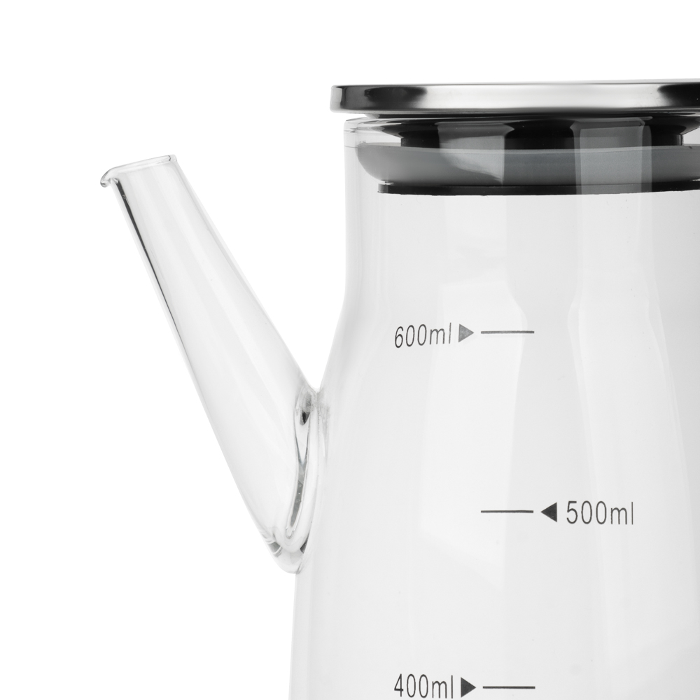 VETTA Кувшин для масла/уксуса, 600мл, стекло, силикон, металл, пластик, арт.№ 828-354