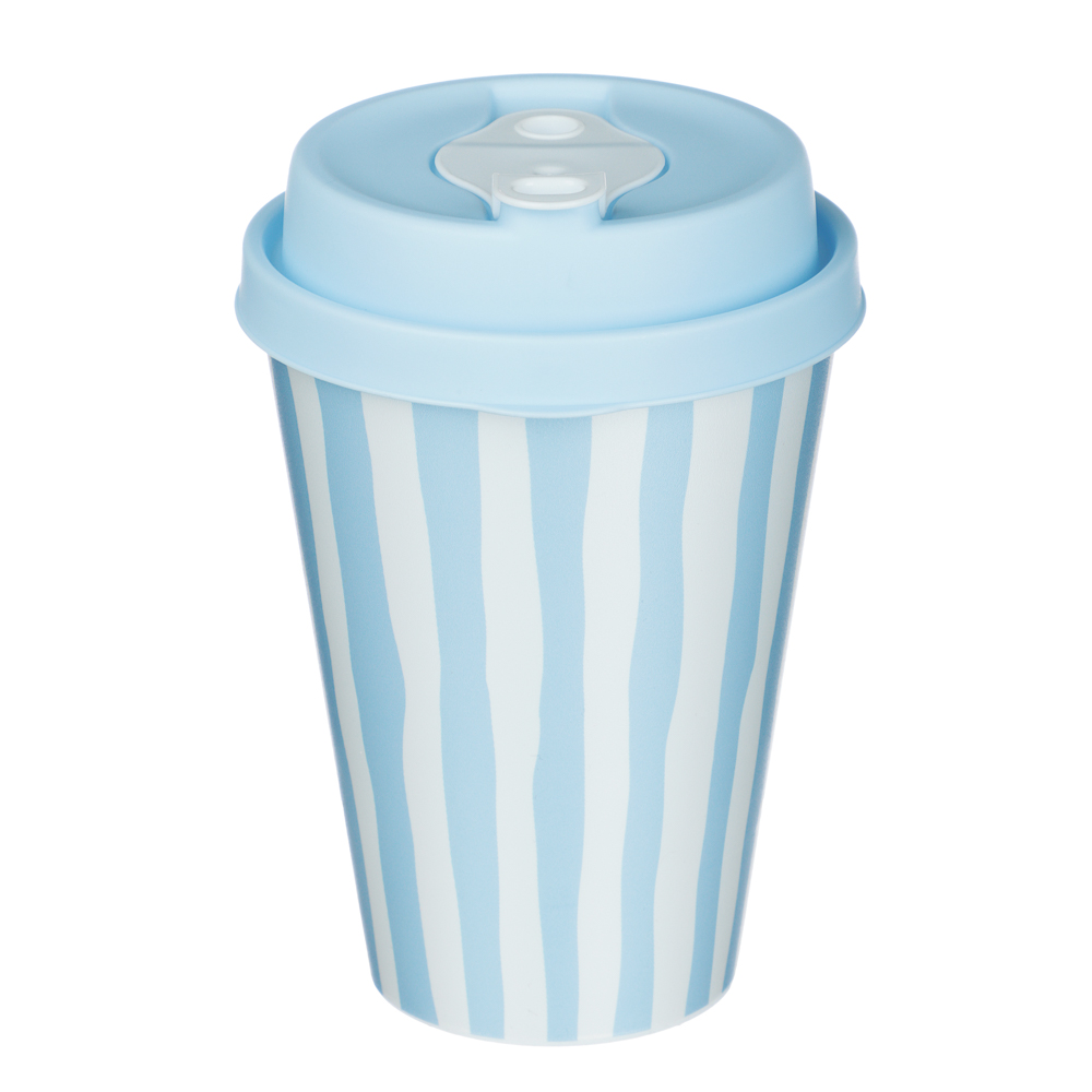 Орра Стакан с крышкой и клапаном 420мл, пластик, 2 цвета, арт.№ 861-597