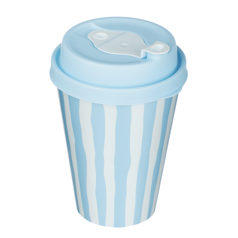 Орра Стакан с крышкой и клапаном 420мл, пластик, 2 цвета, арт.№ 861-597