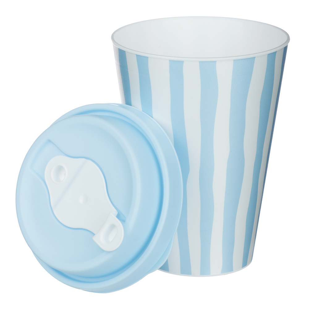 Орра Стакан с крышкой и клапаном 420мл, пластик, 2 цвета, арт.№ 861-597