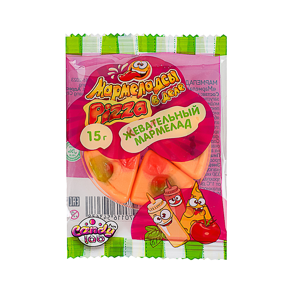 Мармелад жевательный "Мармеладсы в деле PIZZA", 15 г, арт.№ 347-336