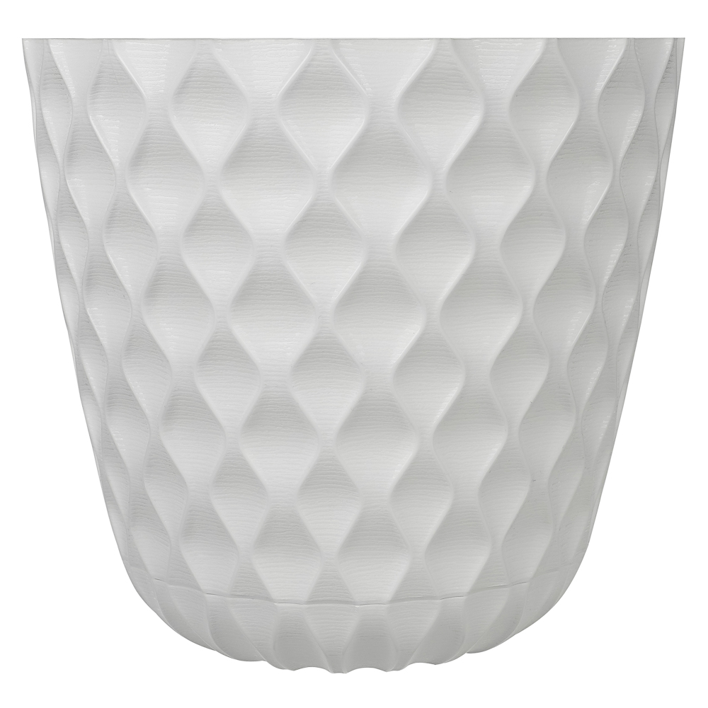 Горшок для цветов с поддоном "Wave", 2.5 л, d=17.5 см, микс цветов, арт.№ 164-413