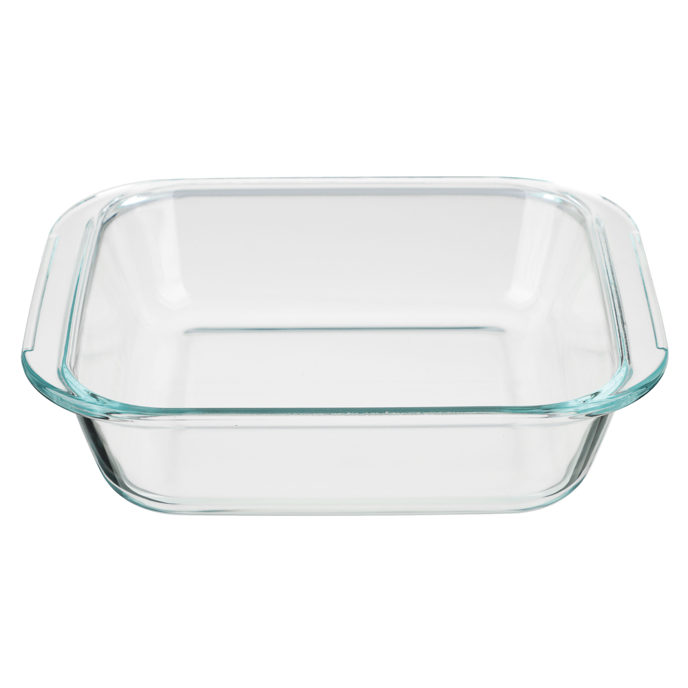 SATOSHI Форма для запекания жаропрочная квадратная, с ручками, стекло, 21,3x18,9x5см, 1,1л, GB-S1100, арт.№ 825-043