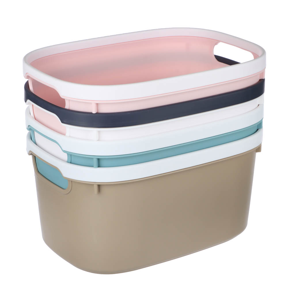 VETTA Корзинка универсальная "Чикаго", 24x17x12см, пластик, 4 цвета, арт.№ 414-075