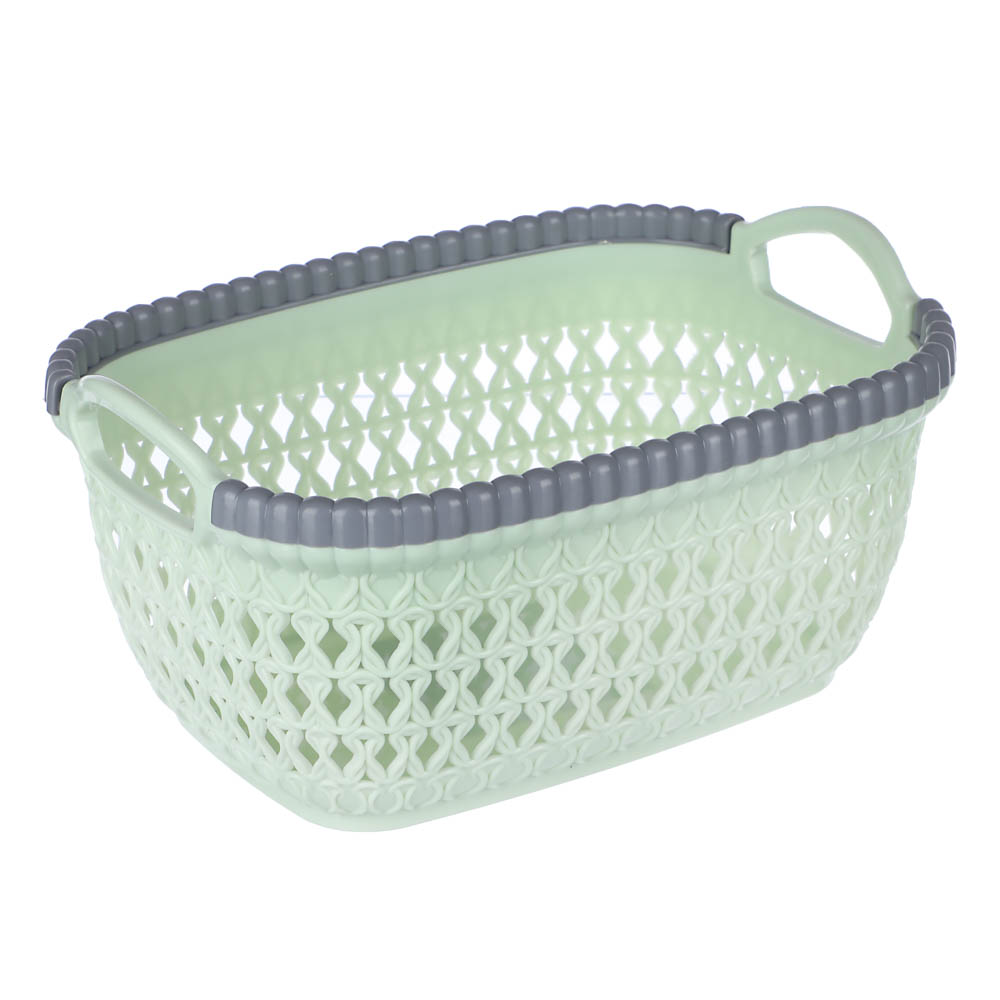 VETTA Корзинка универсальная "Вилла", 22x15,5x10,5см, пластик, 2 цвета, арт.№ 414-077