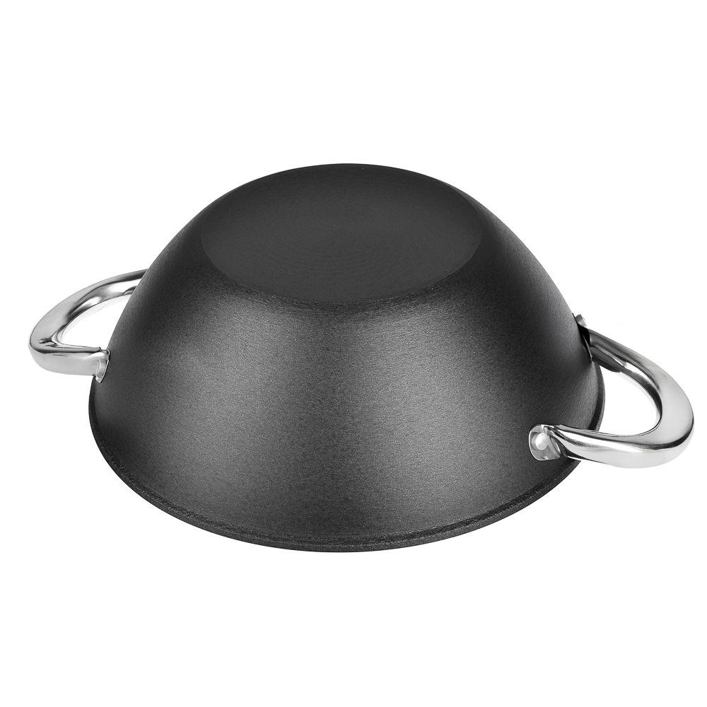 Казан 5,6 л чугун 32 см SATOSHI, антипригарное покрытие, ручка нержавеющая сталь, решетка, стеклянная крышка, лопатка нейлон, бамбуковые палочки, арт.№ 808-038