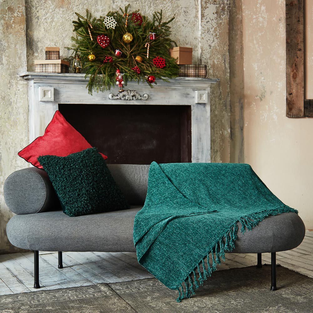 PROVANCE Асти Чехол для подушки 45х45см, 100% полиэстер, зеленый, арт.№ 492-138