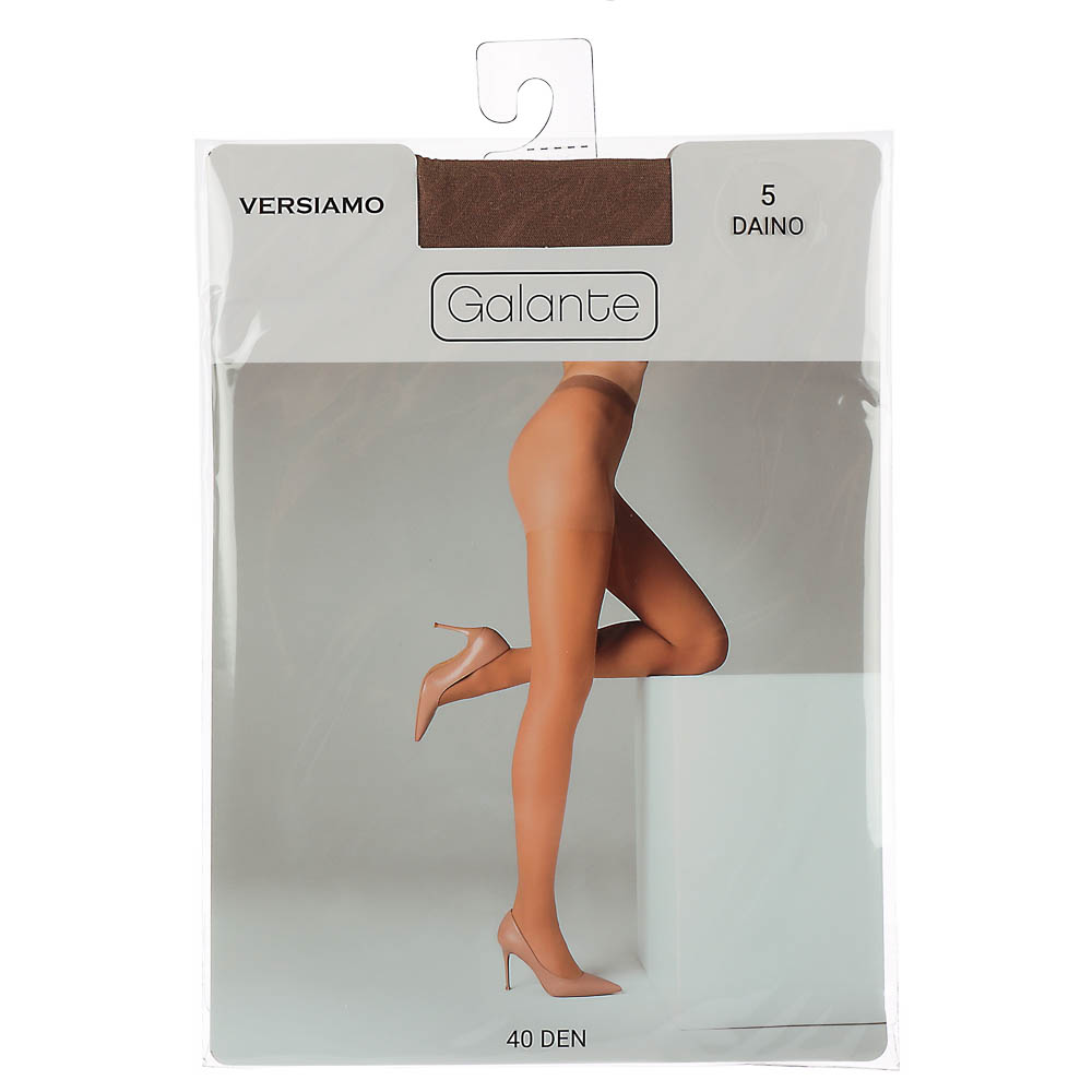 GALANTE Versiamo Колготки 40 DEN с шортиками, 85% полиамид, 15% эластан, размер 5, цвет загара, арт.№ 048-107