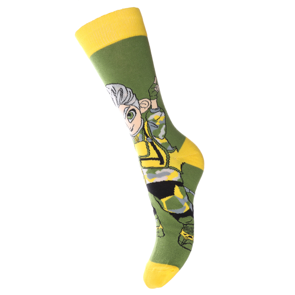 BY Русские Супергерои Носки р.23-25, 65% хлопок, 25% полиэстер, 10% спандекс, разноцветные, #34, арт.№ 019-419