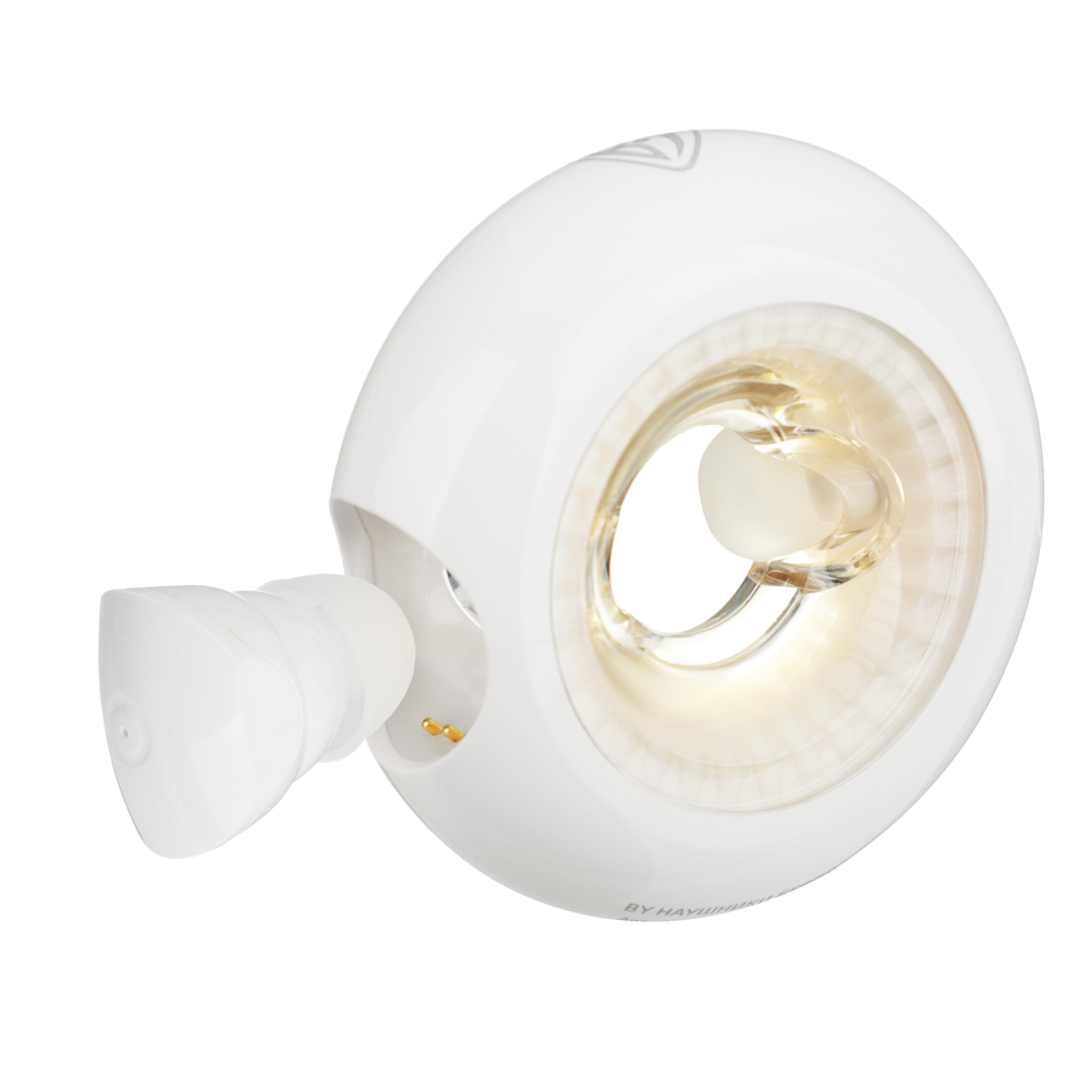 BY Наушники беспроводные TWS Герои ЗАРЯ внутриканальные, пластик, белый, BT5.3, 35/300 mAh., арт.№ 410-262