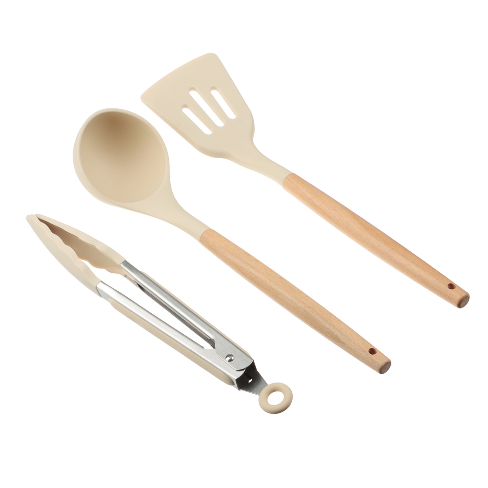 Набор посуды SATOSHI Бланко 19 предметов (сковороды 20 см, 24 см, 24 см, 2,8 л; кастрюля 2,8 л+ковш 2,2 л; съемные ручки, крышки, протектор, кухонные принадлежности, арт.№ 846-754