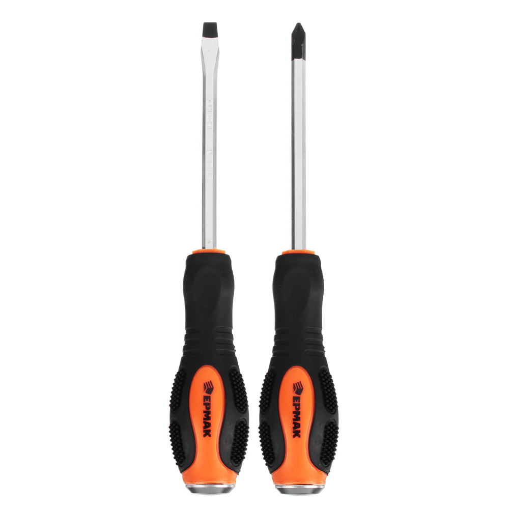 ЕРМАК Набор ударных отверток 2 шт, PH2x100, SL6x100, арт.№ 651-221