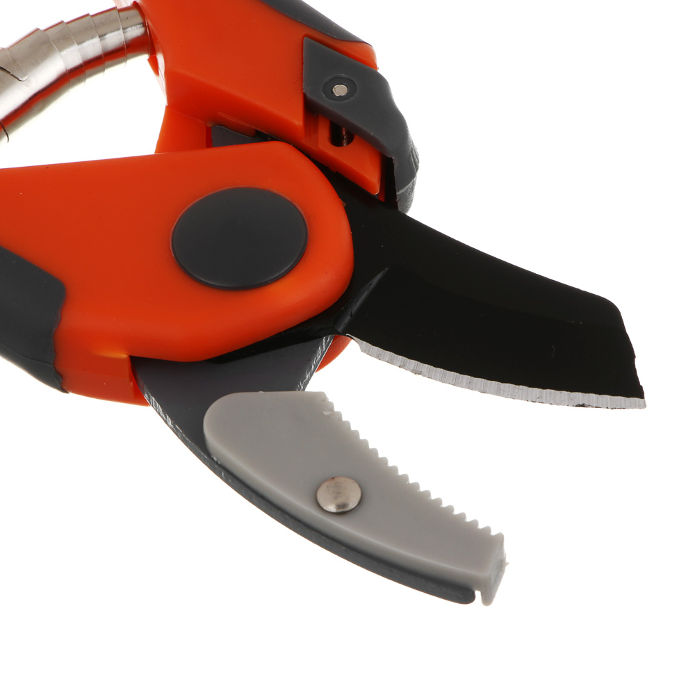 INBLOOM Секатор садовый (контактный) с наковальней, сталь 65м, PP+TPR, арт.№ 186-057